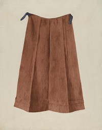 Shaker Woman's Apron (c. 1936) by Betty Fuerst.  