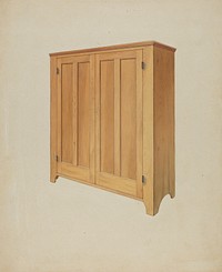 Shaker Cabinet (c. 1937) by Winslow Rich.