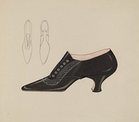 Woman's Shoe (1935–1942) by Carl Schutz.   