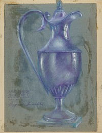 Silver Wine Flagon (1936&ndash;1942) by Eugene Barrell.  