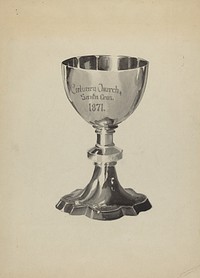 Silver Chalice (ca.1936) by Lena Nastasi.  