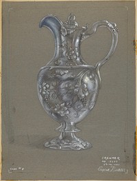 Silver Creamer (c. 1936) by Eugene Barrell.  