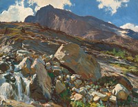 Simplon Pass (1911) by John Singer Sargent.  