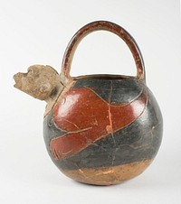 Vessel with Spout in the Form of a Monkey Head