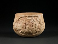 Vessel with Incised Hieroglyphs and Motifs