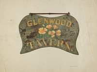 Tavern Sign (ca.1940) by Robert W.R. Taylor.  