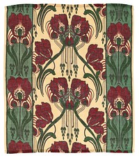 Vintage floral pattern (ca. 1900) in high resolution.  