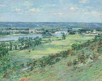 The Valley of the Seine, from the Hills of Giverny (1892) by Theodore Robinson.  