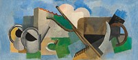 The Watering Can (Emblems: The Garden), (1913) by Roger de La Fresnaye.  