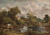 The White Horse (1818-1819) painting in high resolution by John Constable. 