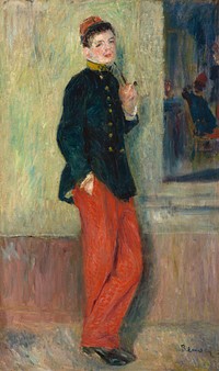 Pierre-Auguste Renoir's The Young Soldier (c. 1880) painting in high resolution 