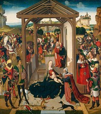 The Adoration of the Magi (fourth quarter 15th century) by North Netherlandish 15th Century.  