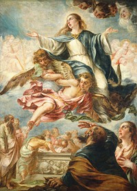 The Assumption of the Virgin (ca. 1658–1660) by Juan de Valdés Leal.  