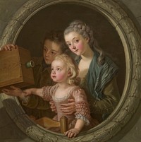 The Camera Obscura (1764) by Charles Am&eacute;d&eacute;e Philippe Van Loo.  
