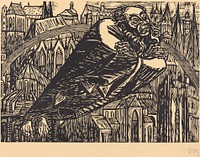 The Cathedrals (1920) by Ernst Barlach.  