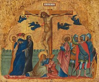 The Crucifixion (ca. 1340–1345) by Paolo Veneziano.  