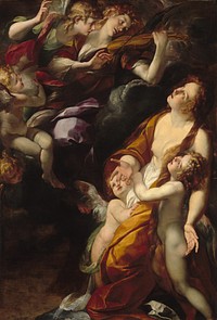 The Ecstasy of the Magdalen (1616–1620) by Giulio Cesare Procaccini.  