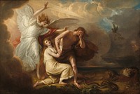 The Expulsion of Adam and Eve from Paradise (1791) by Benjamin West.  