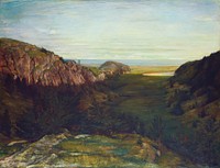 The Last Valley - Paradise Rocks (1867–1868) by John La Farge.  