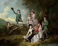 The Lavie Children (ca. 1770) by Johann Zoffany.  