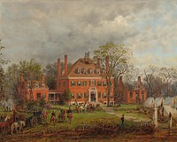 The Old Westover House (1869) by Edward Lamson Henry.  