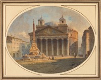 The Pantheon by Victor Jean Nicolle (1754–1826).  