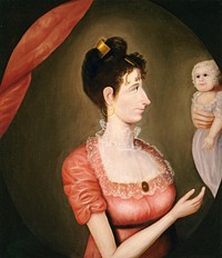 The Proud Mother (ca. 1810) from the American 19th Century.