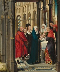 The Presentation in the Temple (ca. 1470–1480) by Master of the Prado "Adoration of the Magi".  