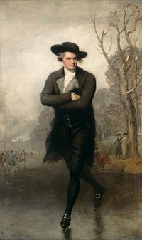 The Skater (Portrait of William Grant), (1782) by Gilbert Stuart.  