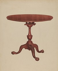 Tip-top-table (ca. 1937) by Frank Wenger.  