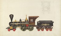 Toy Locomotive (ca.1936) by Alice Stearns.  