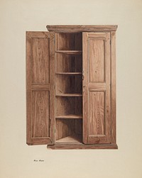 Triangular Corner Safe (c. 1941) by Rosa Rivero.  