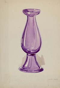 Vase (ca.1936) by Lillian Causey.  