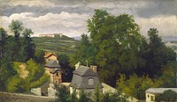 View on the Outskirts of Caen (1872–1875) by Stanislas Lépine.  