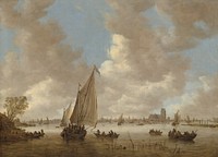 View of Dordrecht from the North (early 1650s) by Jan van Goyen.  