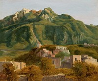 Village on the Island of Ischia (ca. 1826) by S&eacute;bastien&ndash;Louis&ndash;Guillaume Norblin de la Gourdaine.  