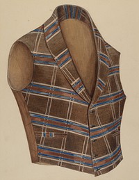 Waistcoat (1935–1942) by Julie C. Brush.  