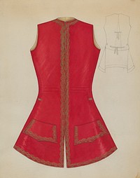 Waistcoat (c. 1937) by Marie Mitchell.  