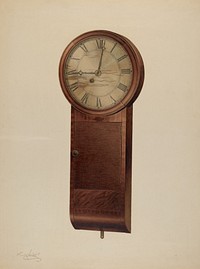 Wall Clock (ca. 1938) by Frank Wenger.  