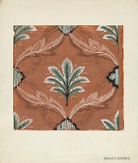 Wallpaper (ca. 1939) by Holger Hansen.  