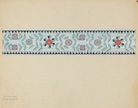 Wall Paper Border (c. 1936) by Elizabeth Valentine.  