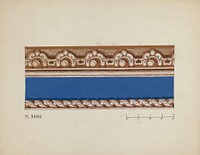 Wall Paper Border (c. 1937) by Moses Bank. 