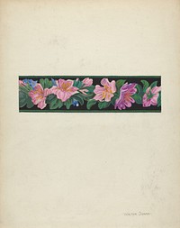 Wallpaper Border (ca. 1939) by Walter Doran.  