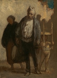 Wandering Saltimbanques (1847/1850) by Honoré Daumier.