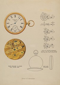 Watch and Case (c. 1937) by Harry G. Aberdeen.  