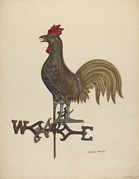 Weathercock (ca.1936) by Florian Rokita.  