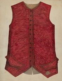 Wedding Vest (c. 1938) by Edna C. Rex.  