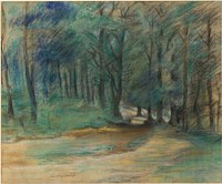 Woodland Path (1890s) by Lovis Corinth.  