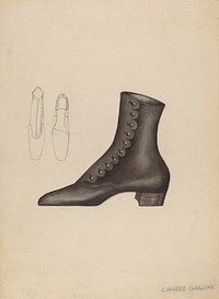 Woman's Shoe (c. 1937) by Charles Garjian.  