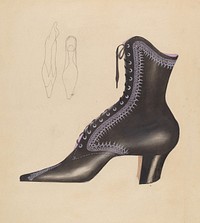 Woman's Shoe (ca.1936) by Creighton Kay-Scott.  